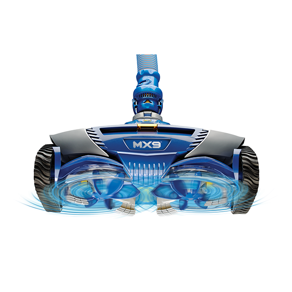 Вакуумный гидравлический очиститель MX9, с активными щетками