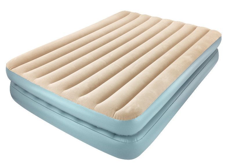 Надувная кровать SleepLux Elevated Airbed(Queen) 203х152х41 см со встроенным насосом, с фиксацией