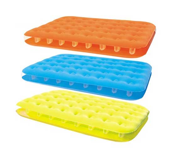 Надувной матрас цветной Fashion-Flocked Air Mattress(Double) 191х137х22 см
