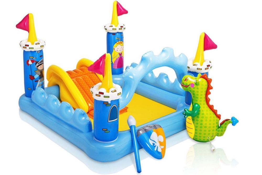 Надувной детский игровой центр "Замок": 185х152х107 см