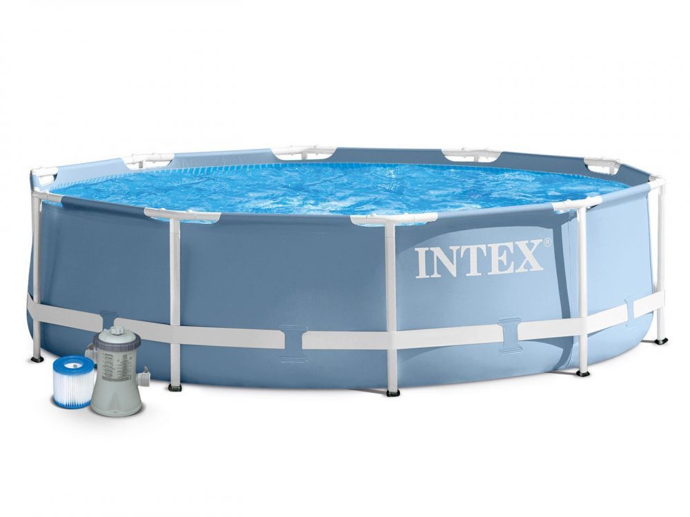 Каркасный бассейн Prism Frame 305x76см, 4485л, фил.-насос 1250л/ч, Intex, 28702