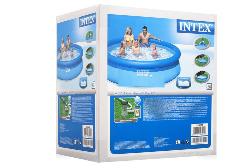 Бассейн Easy Set 305х76см, 3853л, фил.-насос 1250л/ч, Intex, 28122