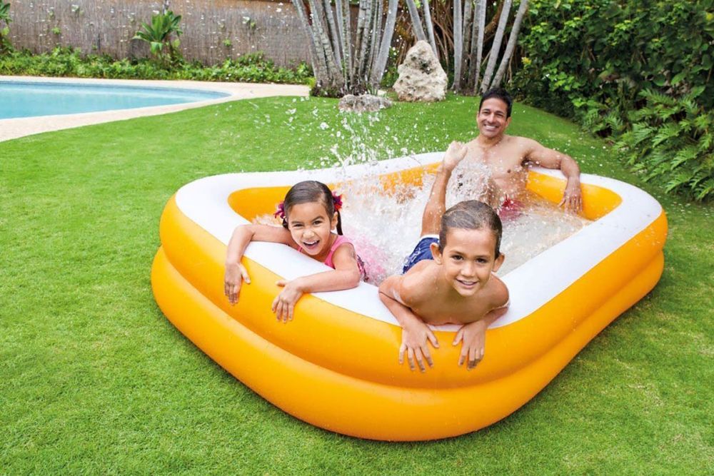 Детский надувной бассейн 229х152х48см "Мандарин" 600л, от 3 лет