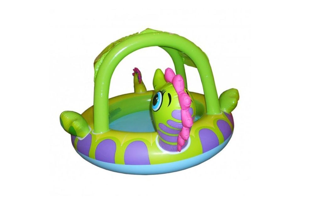 Детский надувной бассейн 188х147х104см "Морской конек" с навесом, 114л, от 2 лет