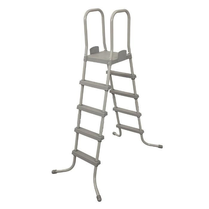 Лестница для бассейнов до 132см, 4 ступеньки, с площадкой