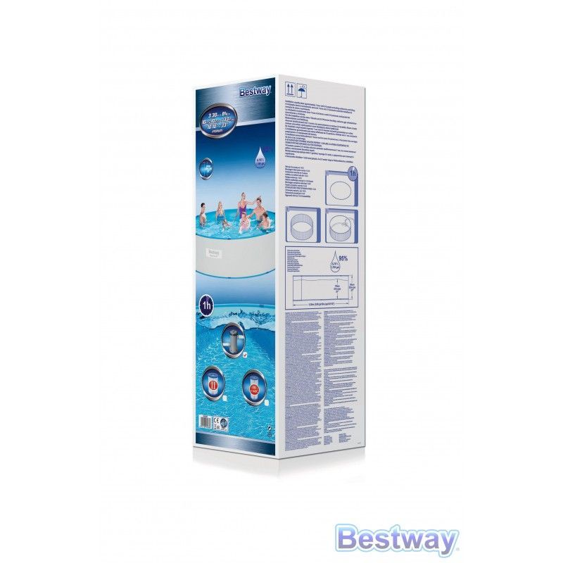 Стальной бассейн Hydrium Pool Set 330х84см, 6757л, фил.-насос 2006л/ч