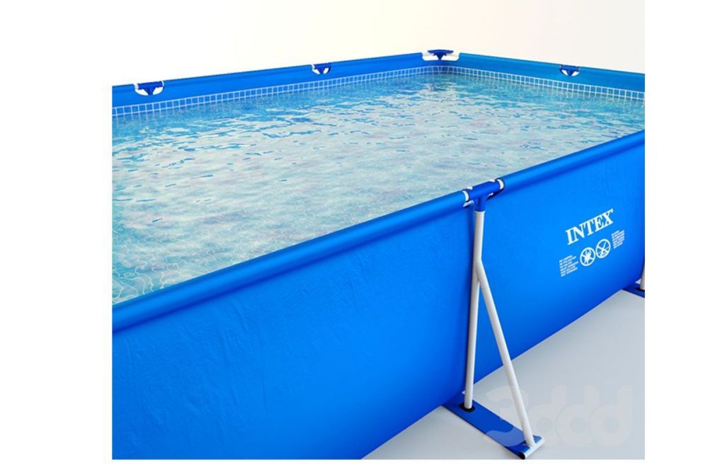 Каркасный прямоугольный бассейн 300х200х75см, 3834л, Intex, 28272