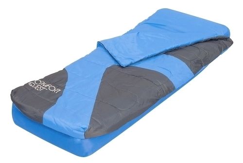 Надувной матрас Aslepa Air Bed(Single) 185х76х28 см, со спальным мешком