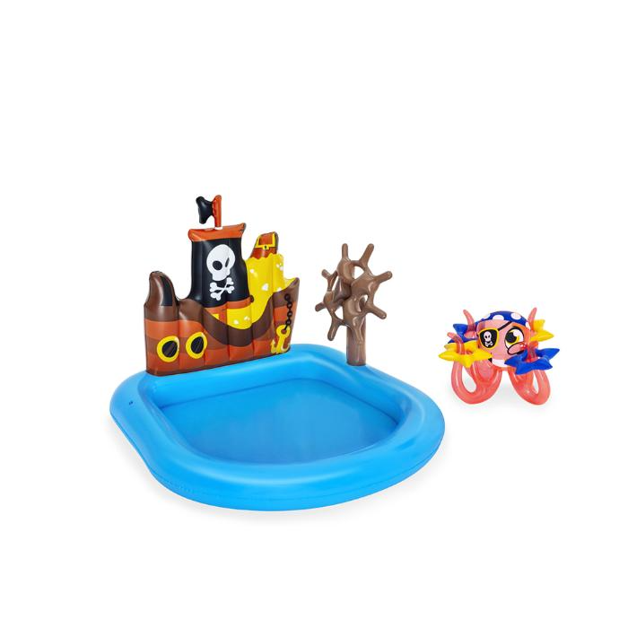 Игровой центр 140х130х104см "Корабль" с осьминогом и кольцами, 84л, от 2 лет