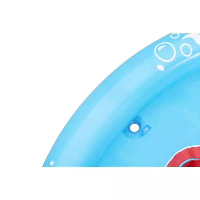 Детский надувной бассейн 115х89х76см "Морская ракушка" с навесом, 45л, от 6 мес