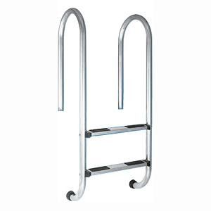 Лестница "MURO" 2 ступ.,"LUXE", AISI-304(PS0205)