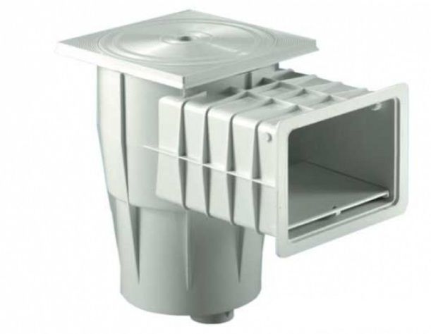 Скиммер 15 л с квадр.крышкой для бетон.бас.(A001)