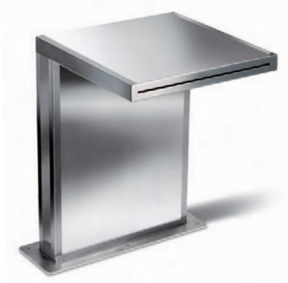 Водопад 111, ширина 500 мм, нерж.ст.316L