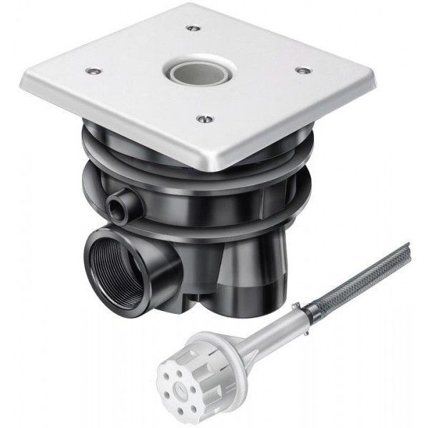 Г/м форсунка BADU стеновая/донная, 35-55 м3/ч, ver. I, с 1 г/м отверстием 40 мм, пластик