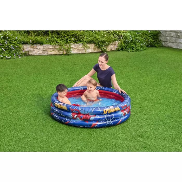 Детский надувной бассейн 122х30см "Spider-Man" 200л, от 2 лет