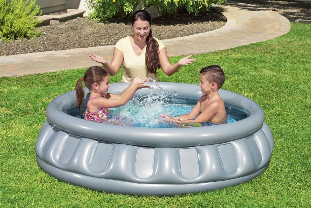 Детский надувной бассейн 152х43см "Космический корабль" 512л, от 3 лет