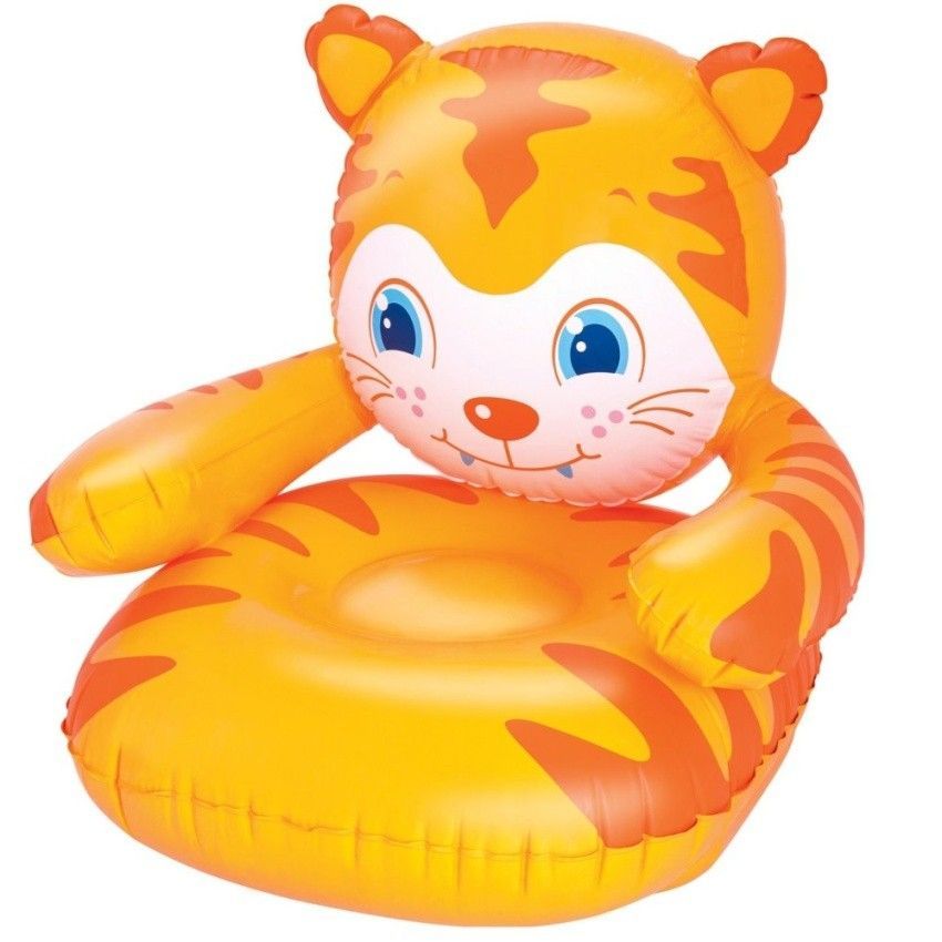 Надувное детское кресло Baby Tiger Chair 84х76х71 см "Тигрёнок"
