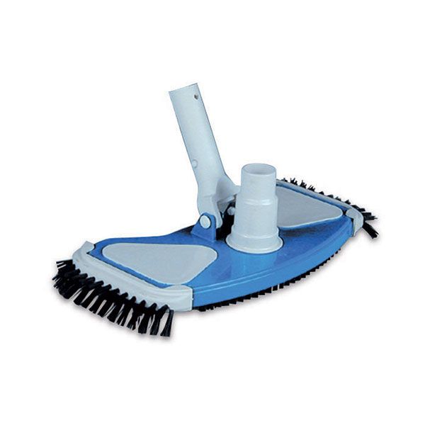 Прямоугольная щетка-насадка, крепление-зажим с боковыми щетками