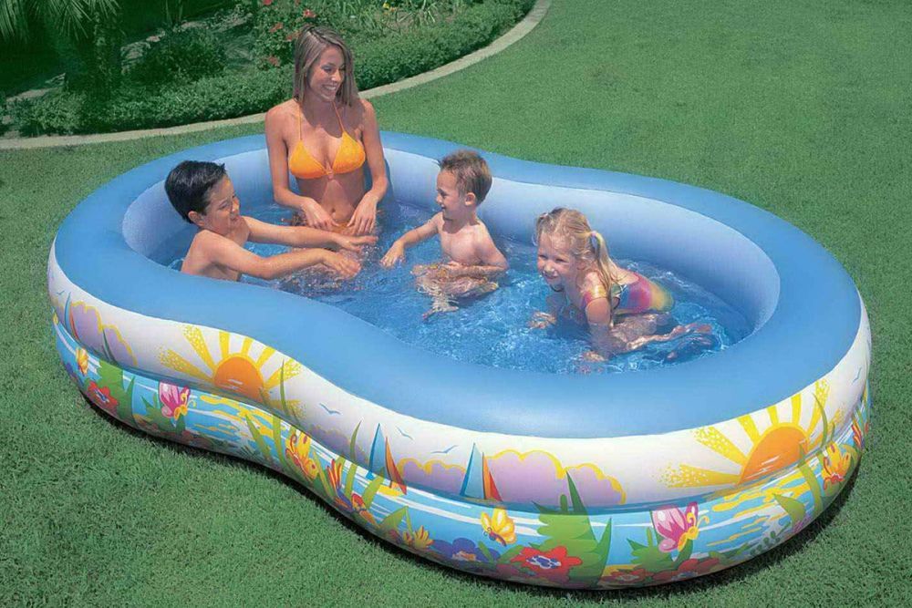 Детский надувной бассейн 262х160х46см "Лагуна" 700л, от 3 лет