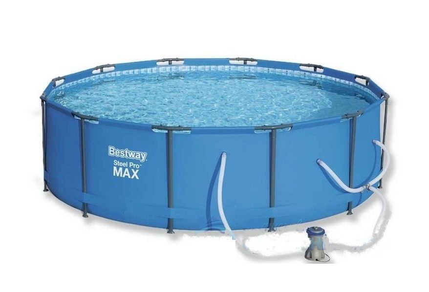Каркасный бассейн 305х100 см, 6148 л., фильтр-насос, Bestway, 5614Q BW
