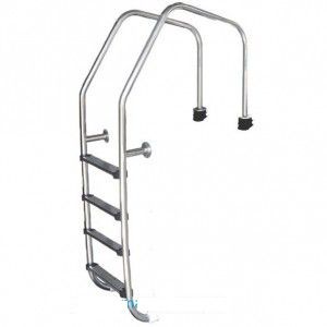 Лестница "SL-Series" 4 ступ., "LUXE" AISI-304 (широкий борт)(SL415)