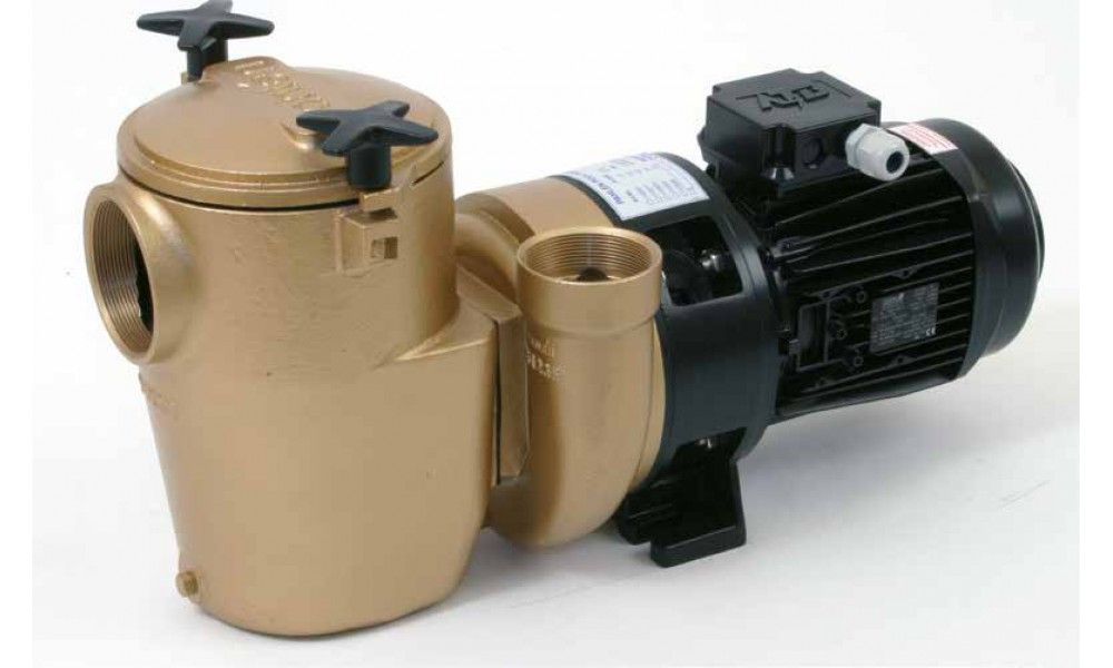 Бронзовый насос с префильтром Q43 м3/ч, Н=10м, 2,2 кВт