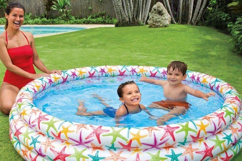 Детский надувной бассейн 168х38см "Морские звезды" 481л, от 2 лет