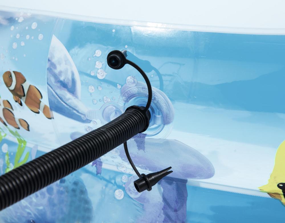 Детский надувной бассейн 262х157х46см "Подводный мир" 544л, от 3 лет