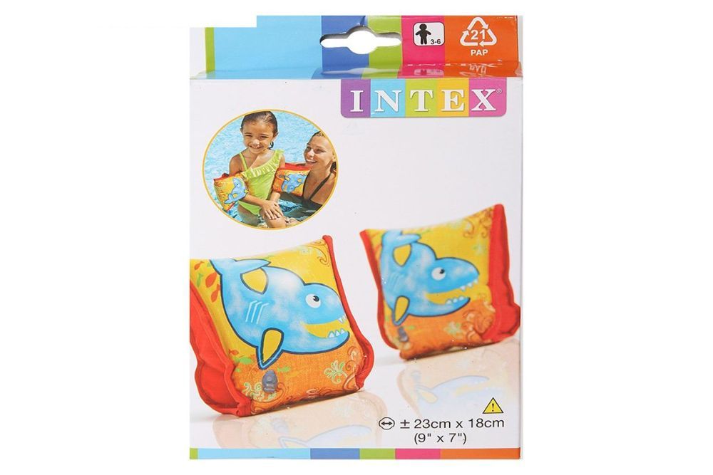 Нарукавники 23х18см "Акула" 3-6 лет