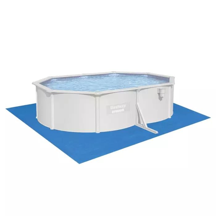 Стальной бассейн Hydrium 500х360х120см, 16296л, песч.фил.-нас 3028л/ч, лестн, тент, подст, попл.-доз, Bestway, 56586 BW