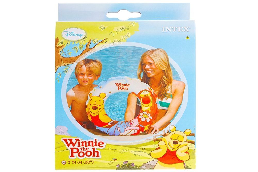Надувной круг 51см "Винни Пух" 3-6 лет