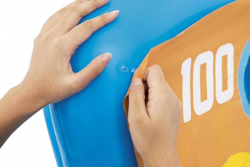 Детский надувной бассейн 237х152х94см "Тир" с мишенью и 5-ю мячами, 462л, от 3 лет