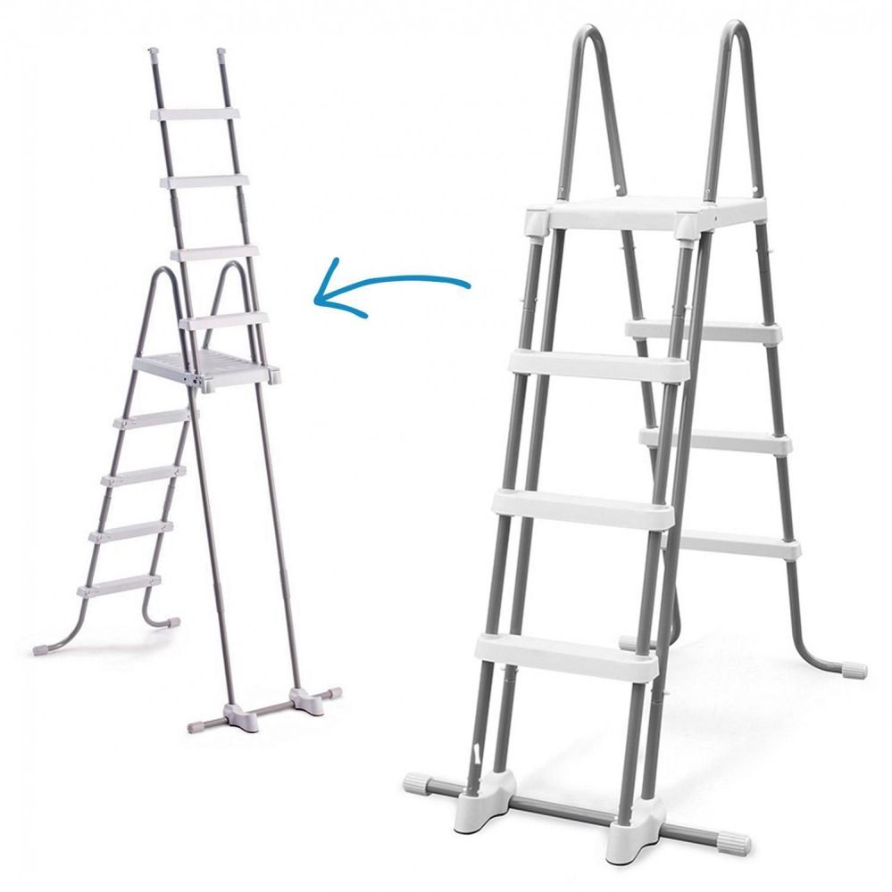 Каркасный бассейн 478х124см "Graphite Gray Panel" 16805л, песч.фил.-нас. 4500л\ч, лестн, тент, подст, Intex, 26382