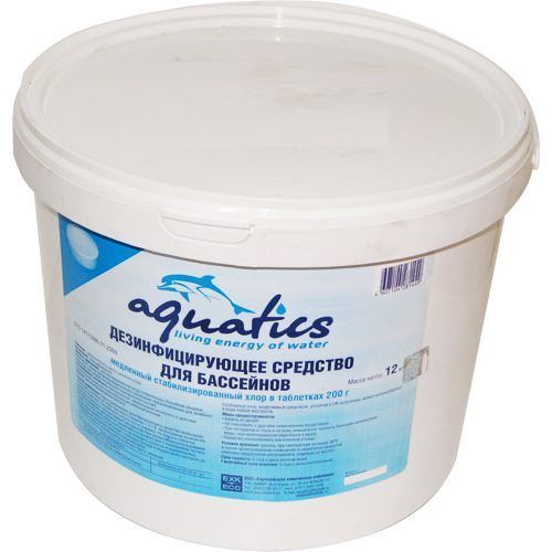 ТМ "Акватикс" дез. средство МСХ табл. 200 г 12 кг