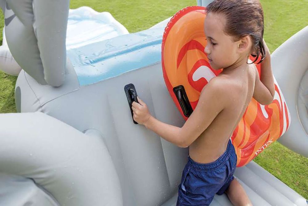 Надувная водная горка "Горка для серфинга": 460х168х157 см.