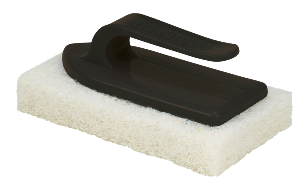 Щётка-губка ручная для чистки ватерлиний, цвет чёрный DELPHIN