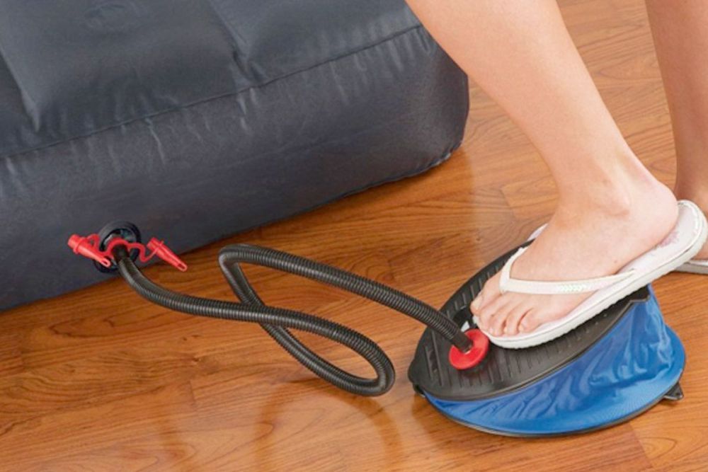 Насос ножной 28см, 3л, шланг с 3-мя насадками