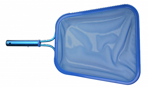Сачок плоский поверхностный с алюминевой рамкой, цвет синий