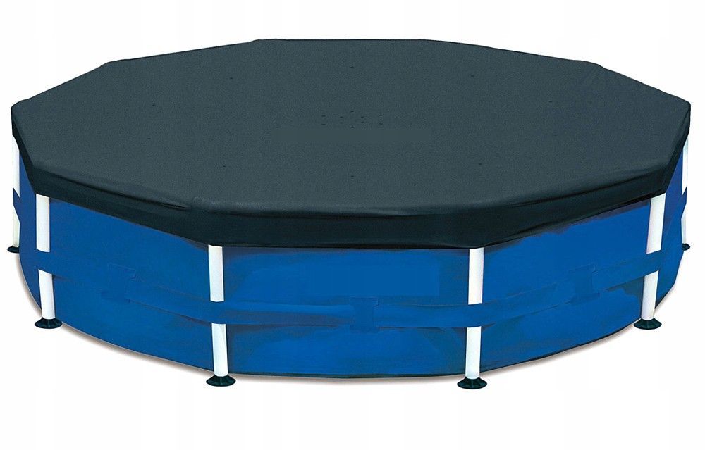 Каркасный бассейн Metal Frame 457х107см, 14614л, фильтр-насос 3785л/ч, лестница, тент, подстилка, Intex, 28234