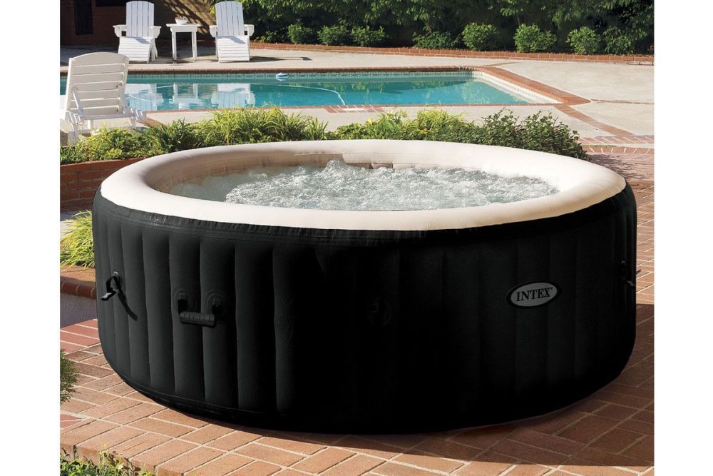 СПА-бассейн Jet and Bubble Deluxe 145/196х71см, кругл, гидромас.+пузыр,хлорогенератор