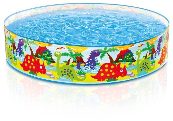 Детский бассейн 122х25см "Динозавры" 288л, от 3 лет