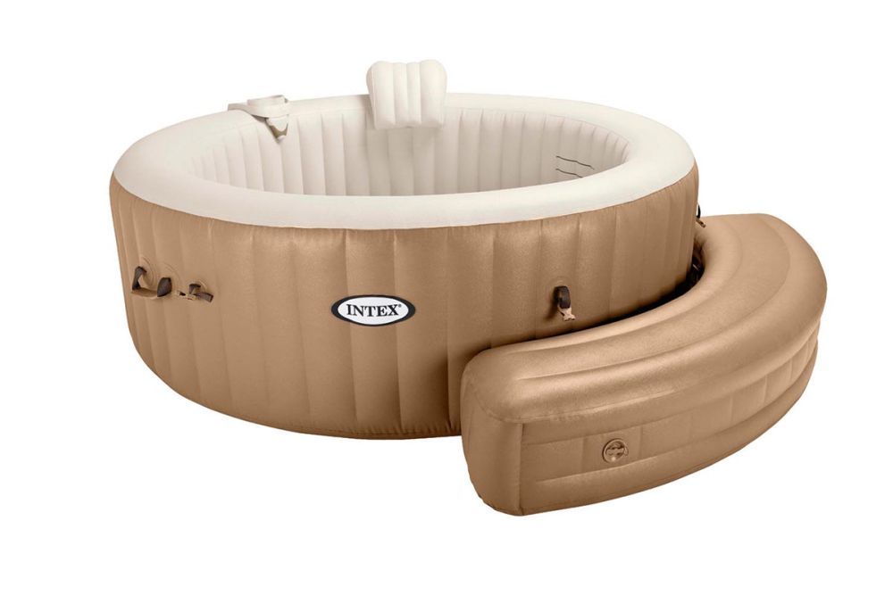 Надувная скамья 193х69х34см, для СПА бассейнов Intex, беж