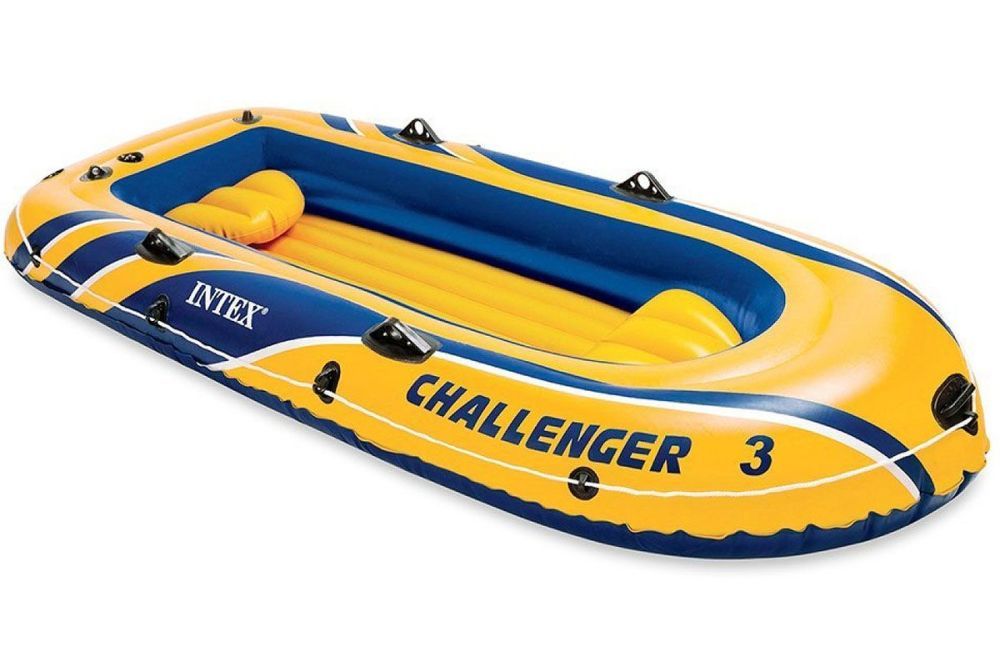 Надувная лодка "Challenger 3" 295х137х43см, алюм.вёсла 122см, насос 68614, до 320кг