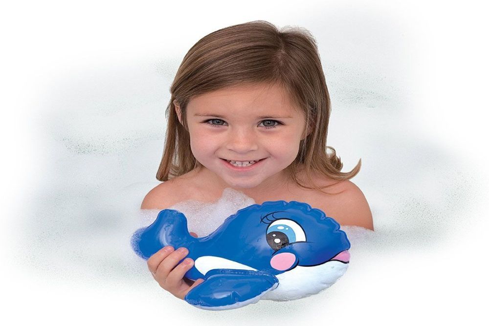 Детский надувной бассейн 114х25см "Радуга" с надувным дном, 131л, от 2 лет