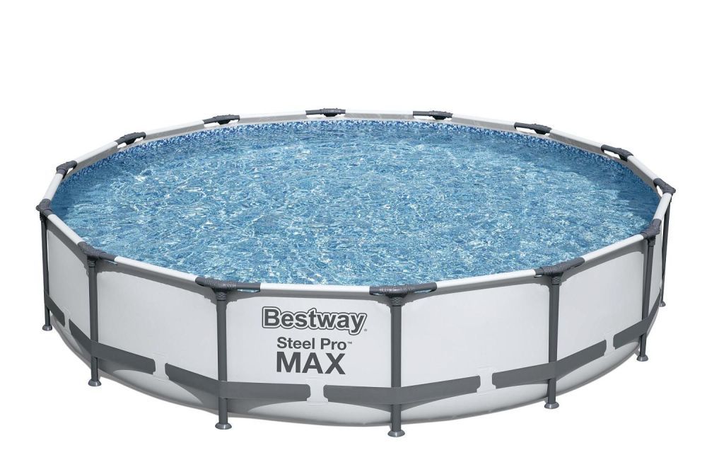 Каркасный бассейн Steel Pro Max 427х84см, 10220л, фил.-насос 2006л/ч, Bestway, 56595 BW