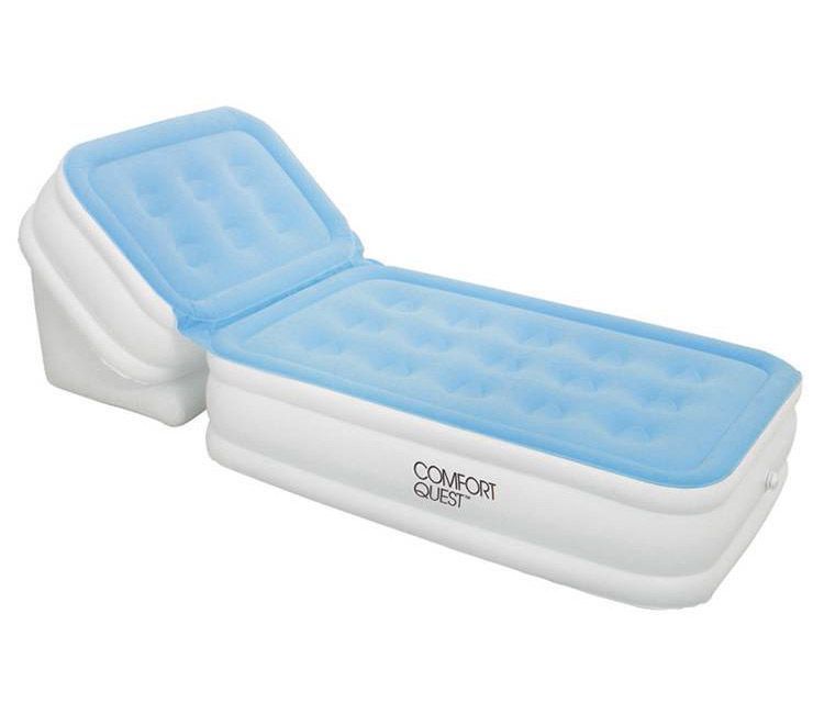 Надувная кровать Air Bed With Adjustable Backrest 198х84х30 см с регулируемой спинкой
