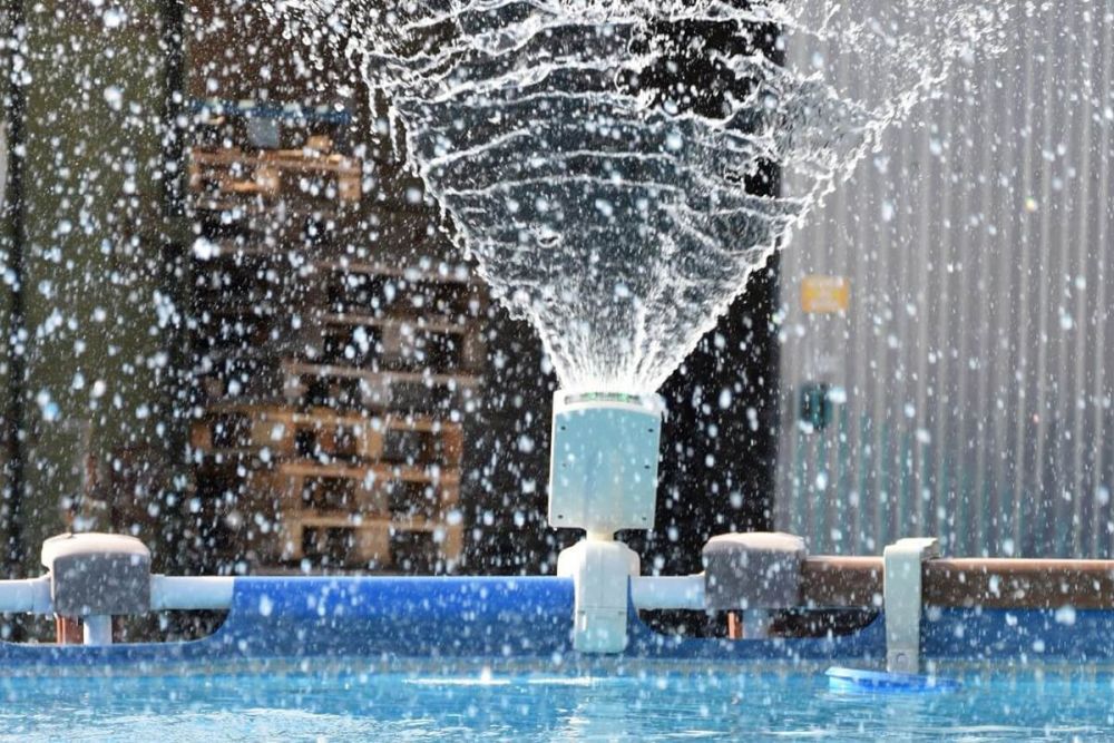 Светодиодный фонтан, 4 цвета: белый, красный, голубой и зеленый