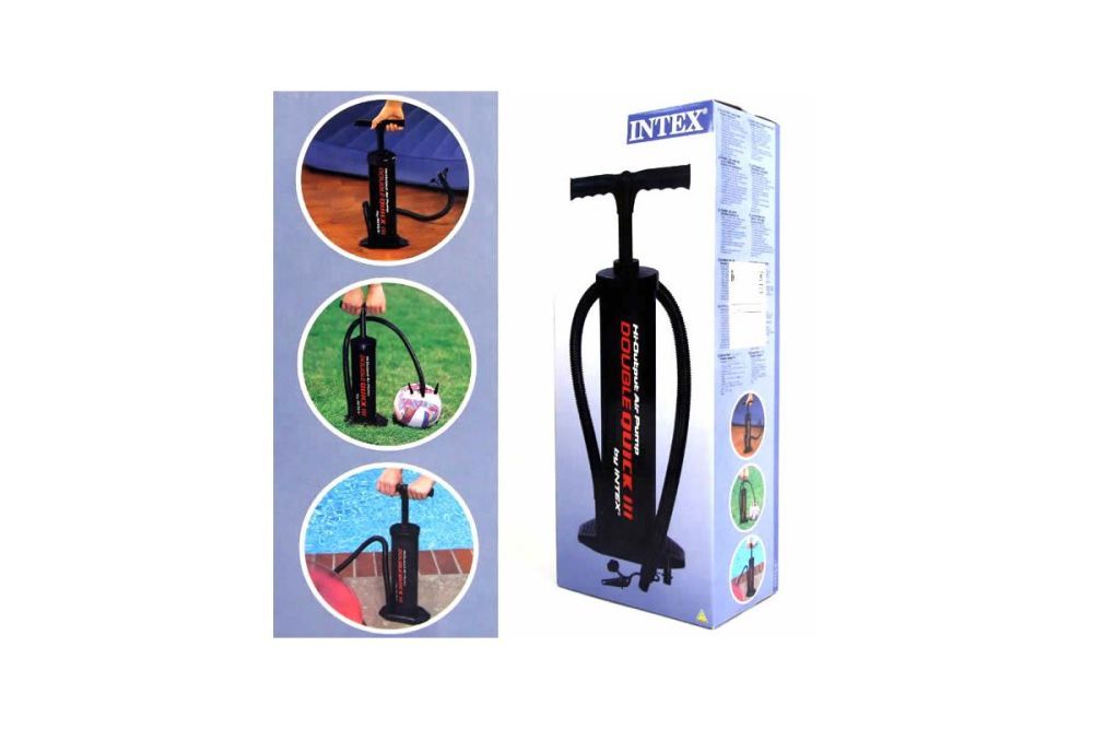 Насос ручной 48см "Double Quick III" шланг с 4 насадками