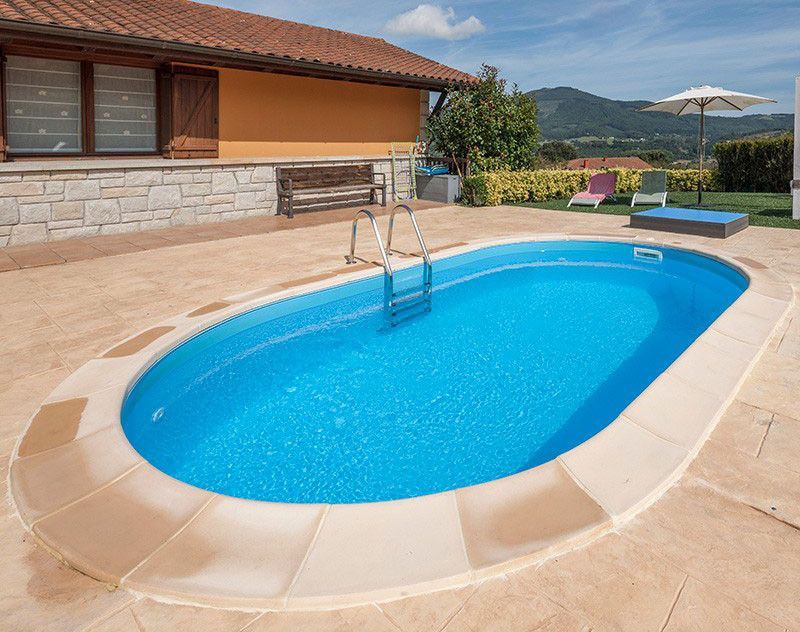 Овальный бассейн, серия "MADAGASCAR" 500x300x150см