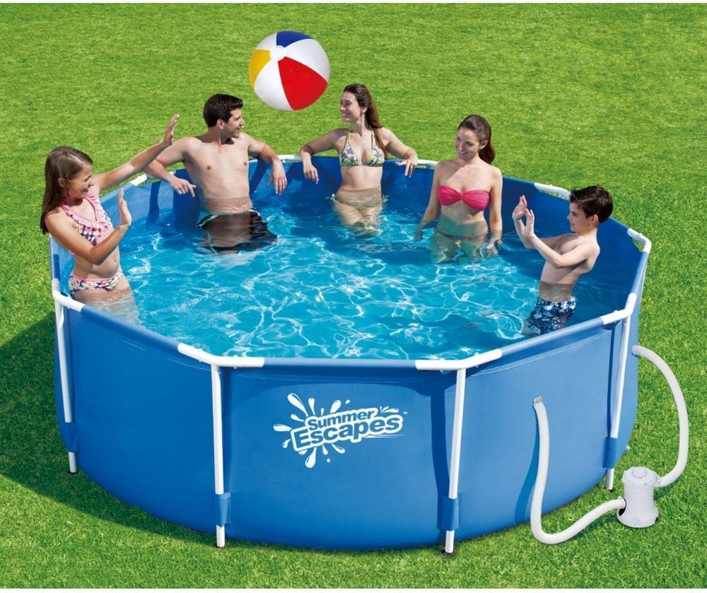 Каркасный бассейн 305х107см, 6300л, фил.-насос 2270л/ч